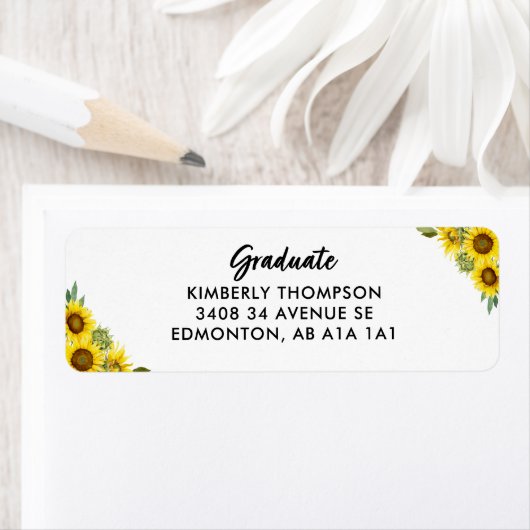 Sonnenblumen Maßgeschneidert Moderner Abschluss (Insitu)