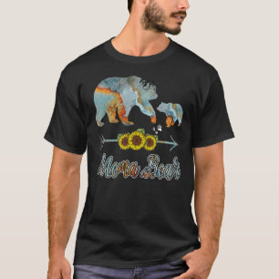 Sonnenblumen Matching Family Outfits Mema Bären Mu T-Shirt