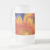 Sonnenblumen Mattglas Bierglas (Vorderseite Links)