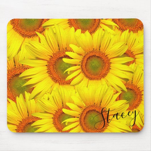 Sonnenblumen Mauspad (Vorne)