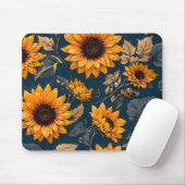 Sonnenblumen-Mauspad Mousepad (Mit Mouse)