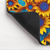 Sonnenblumen-Mauspad Mousepad (Ecke)