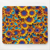 Sonnenblumen-Mauspad Mousepad (Vorne)