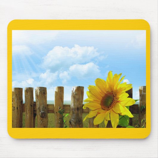 Sonnenblumen-Mauspad Mousepad (Vorne)