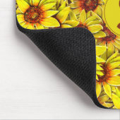 Sonnenblumen-Mauspad Mousepad (Ecke)