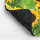 Sonnenblumen Mauspad - Ukraine Flaggenfarben (Ecke)