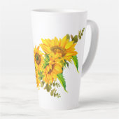 Sonnenblumen Milchtasse (Rechte Ecke)