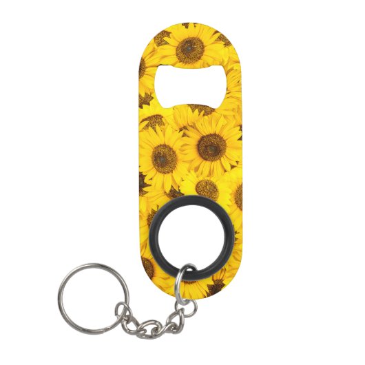 Sonnenblumen Mini Flaschenöffner (Vorderseite)
