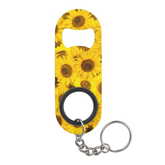 Sonnenblumen Mini Flaschenöffner (Rückseite)