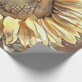 Sonnenblumen Mirror Modern Art Collection Geschenkpapier (Ecke)