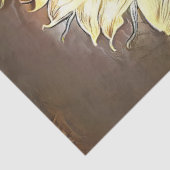 Sonnenblumen Mirror Modern Art Collection Seidenpapier (Ausschnitt)