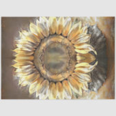 Sonnenblumen Mirror Modern Art Collection Seidenpapier (Vorderseite)