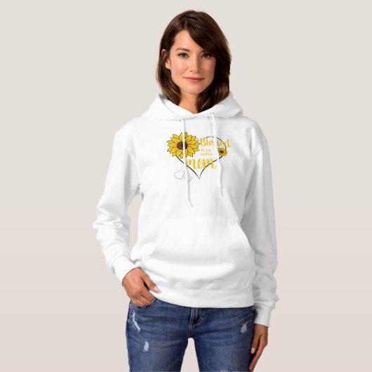 Sonnenblumen mit Angebot Hoodie (Vorne ganz)