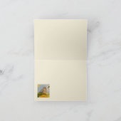 Sonnenblumen mit Bluebird Baby danke Ihnen notecar (Innenseite)