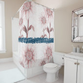 Sonnenblumen mit Duschvorhang (Beispiel)