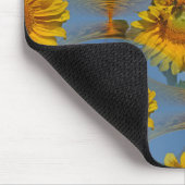Sonnenblumen mit Freunden.... Mousepad (Ecke)