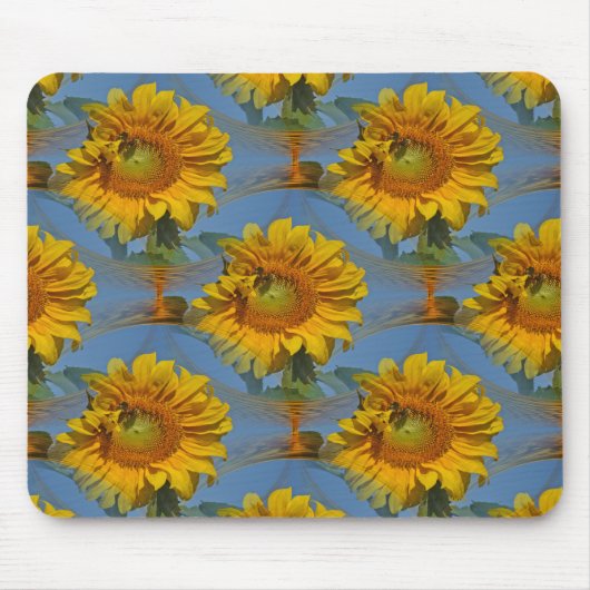 Sonnenblumen mit Freunden.... Mousepad (Vorne)