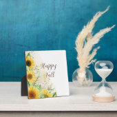 Sonnenblumen mit individualisierbarem Text Fotoplatte (InSitu)