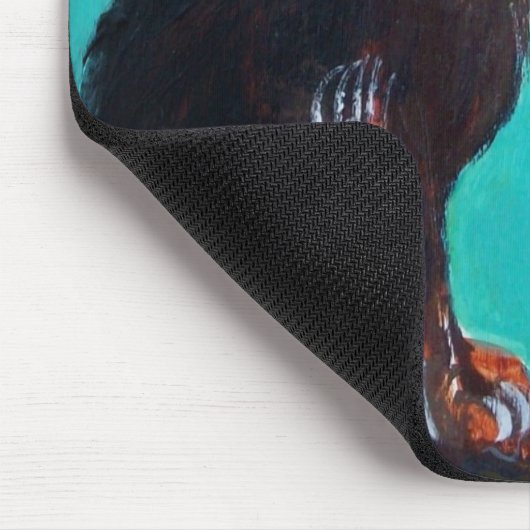 Sonnenblumen mit Katze Mousepad (Ecke)