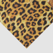 SONNENBLUMEN MIT LEOPARD FUR BOW SOMMER PARTY SEIDENPAPIER (Detail)