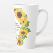 Sonnenblumen mit Mama-Brief Milchtasse (Rechts)