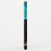 SONNENBLUMEN MIT SCHWARZER KATZE IN BLAUEM TURQUOI Case-Mate iPhone HÜLLE (Hinten/Rechts)