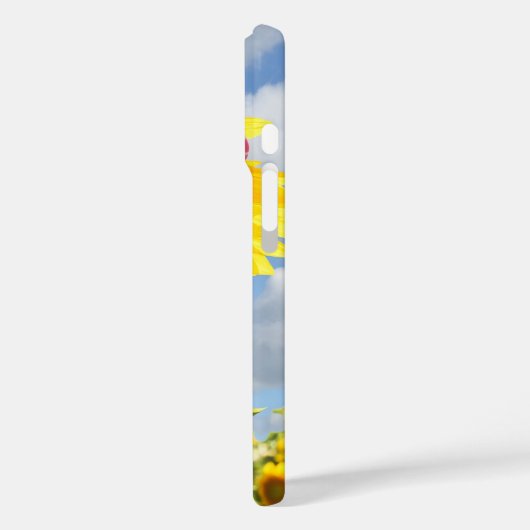 Sonnenblumen mit Sonnenbrille Case-Mate iPhone Hülle (Rückseite / Links)