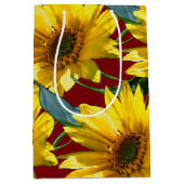 Sonnenblumen Mittlere Geschenktüte (Vorderseite)