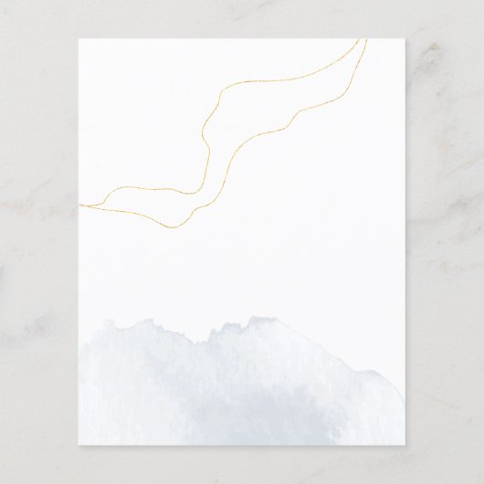 Sonnenblumen Moderne Ikonen Hochzeitsprogramm (Rückseite)