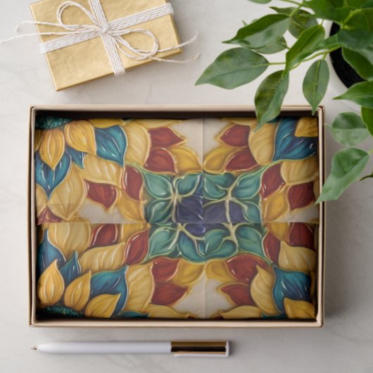 Sonnenblumen Moderne schöne Sammlung Seidenpapier (Geschenk)