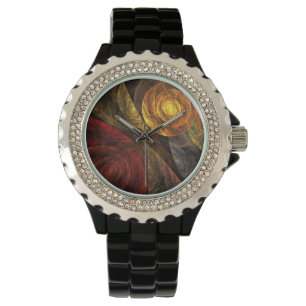 Sonnenblumen Modernes Abstraktes Kunstmuster Armbanduhr