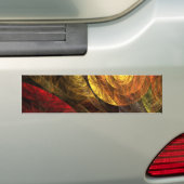 Sonnenblumen Modernes Abstraktes Kunstmuster Autoaufkleber (Auf Auto)