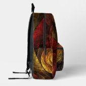 Sonnenblumen Modernes Abstraktes Kunstmuster Bedruckter Rucksack (Links)