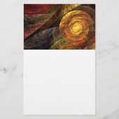 Sonnenblumen Modernes Abstraktes Kunstmuster Briefpapier (Vorderseite)