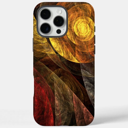 Sonnenblumen Modernes Abstraktes Kunstmuster Case-Mate iPhone Hülle (Rückseite)
