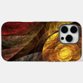 Sonnenblumen Modernes Abstraktes Kunstmuster Case-Mate iPhone Hülle (Rückseite (Horizontal))