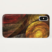 Sonnenblumen Modernes Abstraktes Kunstmuster Case-Mate iPhone Hülle (Rückseite (Horizontal))