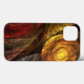 Sonnenblumen Modernes Abstraktes Kunstmuster Case-Mate iPhone Hülle (Rückseite (Horizontal))