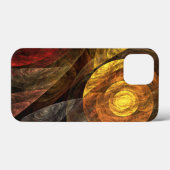 Sonnenblumen Modernes Abstraktes Kunstmuster Case-Mate iPhone Hülle (Rückseite (Horizontal))