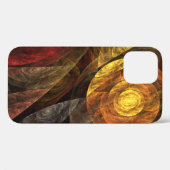 Sonnenblumen Modernes Abstraktes Kunstmuster Case-Mate iPhone Hülle (Rückseite (Horizontal))