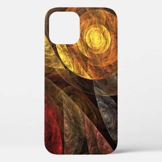 Sonnenblumen Modernes Abstraktes Kunstmuster Case-Mate iPhone Hülle (Rückseite)
