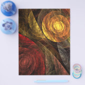 Sonnenblumen Modernes Abstraktes Kunstmuster Flyer (Einzeln)