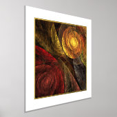 Sonnenblumen Modernes Abstraktes Kunstmuster Foliendrucke (Ablage )