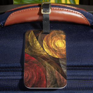 Sonnenblumen Modernes Abstraktes Kunstmuster Gepäckanhänger