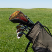 Sonnenblumen Modernes Abstraktes Kunstmuster Golf Headcover (In SItu)