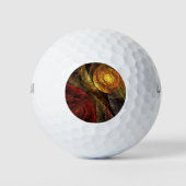Sonnenblumen Modernes Abstraktes Kunstmuster Golfball (Vorderseite)