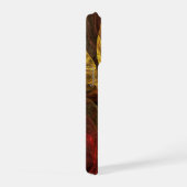 Sonnenblumen Modernes Abstraktes Kunstmuster iPhone Hülle (Rechte Seite)