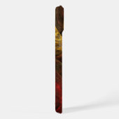 Sonnenblumen Modernes Abstraktes Kunstmuster iPhone Hülle (Rechte Seite)