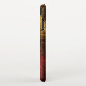 Sonnenblumen Modernes Abstraktes Kunstmuster iPhone Hülle (Rechte Seite)