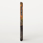 Sonnenblumen Modernes Abstraktes Kunstmuster iPhone Hülle (Linke Seite)